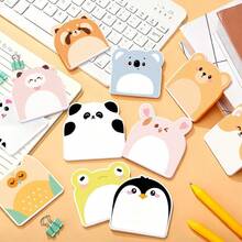 240 Sheets (20 Sheets*12 Books) Cute Cat, Dog And Other Animal Pattern Shaped Sticky Notes, DIY Scrapbook Decoration, Writable Self-Adhesive Reusable Memo Paper; Super Sticky; Office, Home, School, Meeting Memo Sticky Notes - 240 Sheets / 12 Packs - View 7