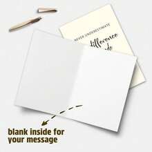 OBOVAY Goodbye Farewell Card For Coworkers Leaving - Heartfelt With Uplifting Message 'Never Underestimate The Difference You Made', New Job Card For Boss Friends, Retirement Gifts For Women Men - View 3