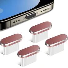 Metal Type-C Charging Port Cover, Dust-Proof USB-C Plug Cover Charging Port Cover Phone Type-C Port Protector, Compatible With All USB-C Devices - Multicolor - View 7
