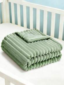 1pc Plaid Wool Baby Blanket, Super Soft Comfortable Fluffy Baby Blanket, Suitable For Baby Stroller Newborn Blanket, 30 X 40 Inches, - Multicolor - View 12