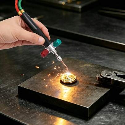 Modern Green Red Precise Control Soldering Brazing Cutting Tools Kit For Jewelry Repair And Production