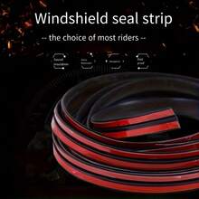 Car Windshield Windproof & Waterproof Cover, 14mm/19mm T-Shaped Adhesive Rubber Sealing Strip, Automatic Sunroof Sealing Gasket, Front & Rear Windshield Decorative Anti-Leak Soundproof Wind & Rain Strip, Rubber Self-Adhesive Car Dustproof Waterproof For Cars, Trucks, SUV/RVs - T-type Roof Windshield Rubber Seal - View 4