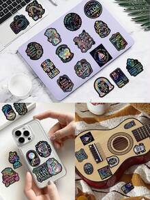 100pcs Positive Affirmation Stickers-Self-Care Decals-Perfect For Skateboards, Guitars, Water Bottles, Journals, Suitcases, Phone Cases, And Parties-DIY Gifts - Multicolor - View 4
