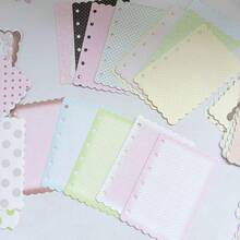 A6/A7/M5 Cute Wavy Edge Polka Dot Loose Leaf Refill Paper 40 Sheets Colorful Non-Repeating Loose Pages Suitable For A6 A5 Planner Notebooks - A - View 2