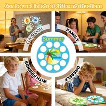 Quixorblex 1 Set Four Seasons Felt Sorting, Seasonal Cognition Teaching Tool, Interactive Learning And Educational Supplies, Spring Summer Autumn Winter Matching Felt Game, Scenario-Based Teacher Teaching Material, Fun Seasonal Enlightenment Learning Teaching Aid - Multicolor - View 7