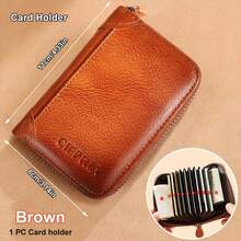 Men Wallets - Brown Card Holder - View 1
