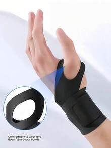 1 buah Pita Kompresi Pergelangan Tangan Ultra Tipis dan Lembut dengan Desain Lubang Jempol, Nyaman Dipakai, Cocok untuk Mengetik di Kantor, Angkat Beban, Bola Basket, Melindungi Pergelangan Tangan dan Mempercepat Pemulihan Cedera Pergelangan Tangan - MultiWarna - View 5