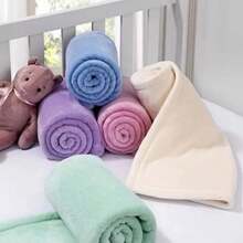 Baby Swaddling Blankets - 粉紅色與白色 - 查看 2