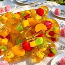1 PC Glossy Translucent Soft Toy, Squeeze Toy, Squishy Glue Lightweight Stress Relief Toy For Kids And Adults, Perfect Gift For Fall, Christmas - Multicolor - View 3