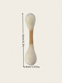 1pc Giant Catnip Chew Cat Toy, Soft Plush Kitten Chew Toy, Interactive Self-Play Pet Toy - Multicolor - View 10