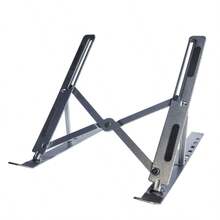 Soporte para portátil plegable con altura ajustable, elevador portátil con refrigeración y soporte - Ver 3