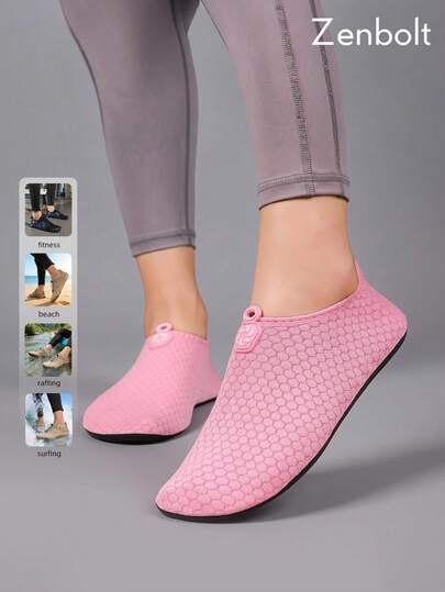 Zenbolt Unisex Quick-Dry Water Shoes Slip-On Foot Socks Barefoot Shoes For Swimming Beach Yoga Fitness Sports Accessories Swimming Pool Camping Essential For Adults And Teens