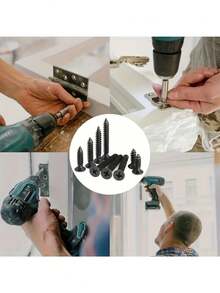 560pcs Self-Tapping Screw Set With Convenient Storage Box, Multiple Sizes And Styles - Includes Screwdriver And Flat Head, For Wood Repair And Electrical Assembly - A - View 4