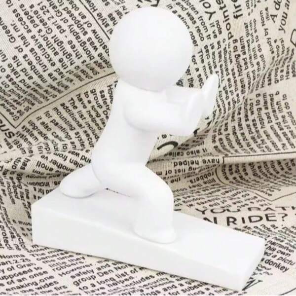 Decorative Door Stopper Flexible Movable Door Wedge Non-Slip Base Wall And Floor Protector Home Decor