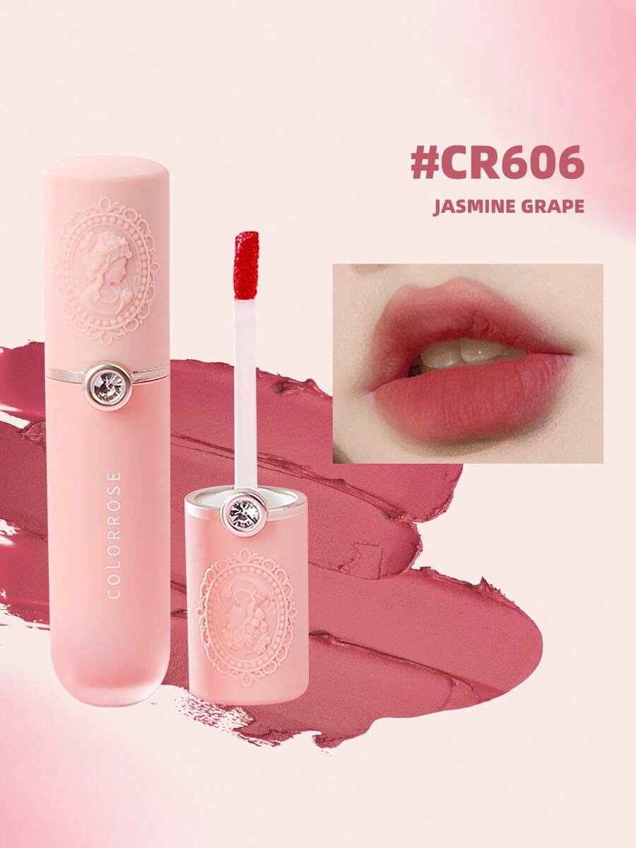 Lip Glaze COLORROSE Cupid's Kiss, Satuan, Melembapkan & Ringan, Warna Dapat Dilapis, Formula Cair Sutra, Memberikan Hasil Akhir Glowing, Cocok untuk Pemakaian Harian, Pesta, Gaya Y2K, Juga Bagus Sebagai Hadiah - #CR606 - View 1