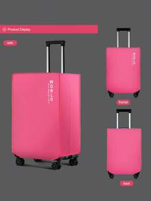 1PC Colorful Non-Woven Suitcase Protective Cover Macaron Color, Luggage Trolley Suitcase Dust Cover, Waterproof And Wear-Resistant Travel Anti-Dirt - Multicolor - View 5