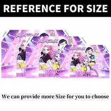 WPETLE K-Pop DemonHunters Collage Comic Style Backdrop, Purple & Pink Stage Spotlight Photo Background, Girl Theme Party Wall Decor - Multicolor - View 4