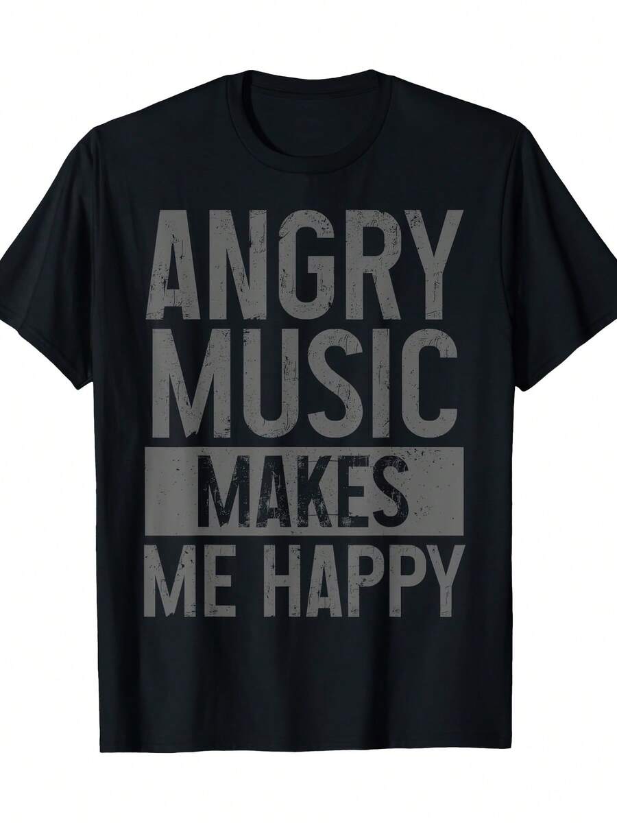 Men Sports Tees & Tanks - 黑色 - 查看 1