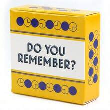 Card Board Game For Couples Party Gathering Do You Remember - Yellow - View 1