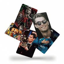 55Pcs FIFA Football Star Collectible Cards, Laser Art Paper Material, Character Postcard Cards, Sports Style, Planner Storage Niche Peripheral Collection Cards - Multicolor - View 4