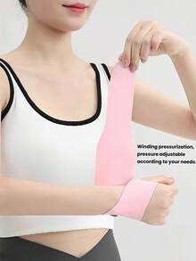 1 buah Pita Kompresi Pergelangan Tangan Ultra Tipis dan Lembut dengan Desain Lubang Jempol, Nyaman Dipakai, Cocok untuk Mengetik di Kantor, Angkat Beban, Bola Basket, Melindungi Pergelangan Tangan dan Mempercepat Pemulihan Cedera Pergelangan Tangan - MultiWarna - View 7