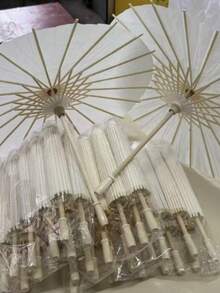 10/6 Ukuran Beragam, Diameter Terbuka 30cm/40cm/60cm, Payung Pernikahan Tradisional Buatan Tangan, Properti Fotografi Elegan dan Dekorasi Pesta, - MultiWarna - View 7