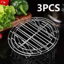 Kitchen Steamer Rack;Stainless Steel Material;Round Water-Separating Steaming Plate;Steamer Pot And Basket Accessories;Stew Pot Stand;Daily Cooking;Family Gatherings;Friend; Guest Banquets;Durable And Easy To Clean;Improves Cooking Efficiency. - View 1