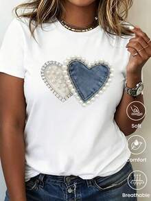 Plus Size T-Shirts - White - View 2