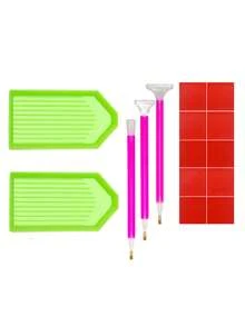 32/30/25/19/15pcs Diamond Painting Tool Set, 3 Different Sizes Diamond Painting Pens, Professional Embroidery Craft, Suitable For Art Painting, Portable Diamond Sticker Craft Tool Kit, Ideal Choice For Hobbyists - A - View 5