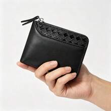 1 Men's Wallet, Men's Key Bag Combination Set, Wallet, Made Of Synthetic Leather Material, With Zipper Closure Design.Father's Day Gift - Multicolor - View 12
