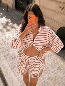 Red Apricot Stripes