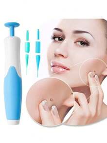 1 Set Alat Penghilang Jerawat, Kutil, Tahi Lalat, dan Kapalan Wajah Minimalis yang Praktis dan Indah, Cocok untuk Pria dan Wanita, Hadiah Liburan yang Cantik - MultiWarna - View 2