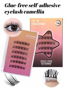 36 Clusters Glue Free Lash Extensions DIY Individual Cluster Lashes Natural Wispy Spiky Eyelash Extensions Pre Bonded False Eyelashes Lightweight Fluffy Lash Segments Mixed Length Short Stem Self Application Eyelash Makeup 6 Rows - C - View 2