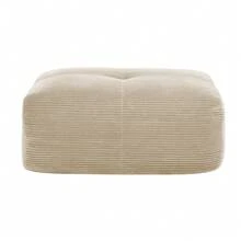 Hamlet Ottoman Cordstoff-Beige - 米色 - 查看 4