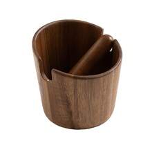 Coffee Knock Box Espresso Coffee Knock Box, Wooden Coffee Grounds Storage Box For Espresso Machine, Made Of Acacia Wood, Suitable For Coffee Bar Decor - Living Room Coffee Bar - Multicolor - View 12