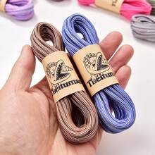 Dây paracord 7 sợi 4mm hai màu, dây bện polyester mật độ cao 5m, dây lều ngoài trời bền, phù hợp cho đan DIY, làm vòng tay, cắm trại, leo núi, dây đeo ba lô và sử dụng đa năng ngoài trời hàng ngày - Nhiều màu - Xem 7