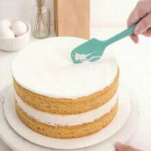1/4pcs Heat-Resistant Silicone Spatula, Cream Cake Smoother, Jam Stirring Scraper, Baking And Cooking Tool Kitchen Scraper, Suitable For Baking, Stirring, Scraping, Cooking Silicone Spatula, Baking Accessories, Ideal Choice For Kitchen Use. - 彩色 - 查看 4
