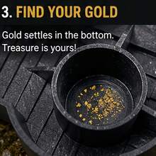 1pc Gold Mining Sluice Box, Portable High-Efficiency Recovery Tool For Gold Prospecting, Fun Gold Exploration, With Efficient Anti-Splash Design, Lightweight Plastic Mining Equipment, Suitable For Creek, River And Stream Gold Prospecting Outdoor Exploration - Outdoor Tools - View 9