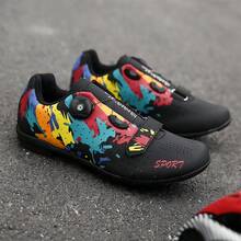 Men's New Professional Road Cycling Shoes, Professional Racing Cycling Shoes, Carbon Fiber Professional Sole, Ultra-Light Road Cycling Shoes - Black - View 2