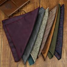 1pc Men's Suit Pocket Square, Square Handkerchief For Men's Shirt, Formal Suit Pocket Square, Silk Scarf For Chest, Suitable For Tea Party, Wedding And Other Occasions, Holiday, Travel, Disco, Graduation - Multicolor - View 3