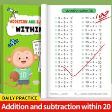 1PC 100/50/20/10 Addition And Subtraction,64 Page Enlightenment Training, Preschool Learning Materials - Multicolor - View 5