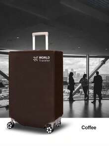 1PC Luggage Protector Trolley Cover, Traveler Durable Luggage Dust Cover-Elastic, Scratch Resistant Luggage Protector, Perfect Travel Accessory - Multicolor - View 16
