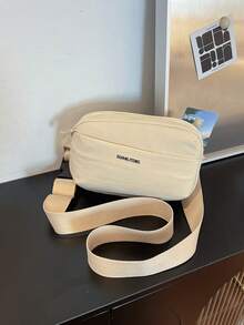 1pc Teenager Sports Casual Shoulder Bag Zipper Closure Crossbody Bag Outdoor Multi-Pocket Lightweight Chest Bag Suitable For All Seasons Daily Use - A - View 11