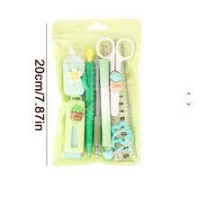1 Set Portable Vegetable Series Stationery Set, Multi-Function Neutral Pen, Eternal Pencil, Highlighter, Back To School Student Gift - Multicolor - View 2