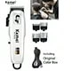 Kemei KM-PG809A Professional Hair Clipper USB Rechargeable Men's Hair Clipper Wireless Hair Clipper - White - View 13