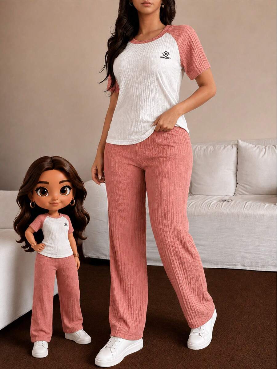 Women Sweater Co-Ords - Pink - View 1