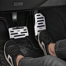 2 Sets Anti-Slip Car Pedal Set - Alloy Brake, Accelerator, Clutch Pedals - Suitable For Sedan, SUV, ATV - Automatic Transmission Replacement Kit, Anti-Slip Rubber Foot Pad, Durable Foot Pedal | Ergonomic Foot Pedal | Durable Foot Pedal New Model - A - View 8