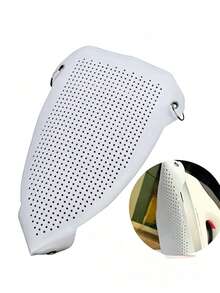 1/2/3PCS Universal Steam Iron Metal Protective Cover, Easy Installation Iron Clothing Guard, Anti-Snag Protective Sleeve For Various Fabrics - White - View 2