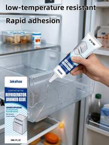 Refrigerator Drawer Adhesive, Convenient Nail-Free Strong Bonding Glue For Refrigerator Interior, Multi-Purpose Glue For Home Daily Use, Easy And Fast, Saves Effort, High-Quality Gift For Friends And Family On Holidays - A - View 2