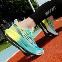 Sepatu Lari Bertali Gradien Pria dan Wanita, Ideal untuk Berjalan, Berlari, dan Aktivitas di Gym - Biru - View 8